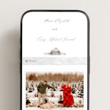 "Rustic Barn" - Wedding Website in Fawn by AK Graphics - Mobile Layout