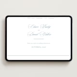 "Aristocratic" - Wedding Website in Provincial Blue by Creo Study - Desktop Design