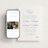 "Aristocratic" - Wedding Website in Provincial Blue by Creo Study - Match Your Stationery