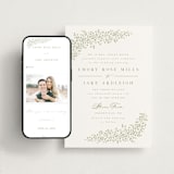 "Villa" - Wedding Website in Leaf by Kristie Kern - Match Your Stationery