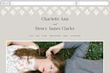 "Litterateur" - Wedding Website in Natural by Karen Glenn - Desktop Design