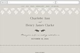 "Litterateur" - Wedding Website in Natural by Karen Glenn - Desktop Design