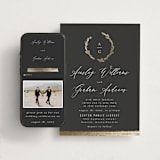 "Panache" - Wedding Website in Onyx by Kristie Kern - Match Your Stationery