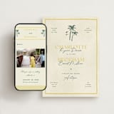 "Coastal Drift" - Wedding Website in Island Citrus by Pixel and Hank - Match Your Stationery
