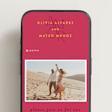 "Amor" - Wedding Website in Caliente by Owl and Toad - Mobile Layout