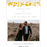 "Otomi" - Wedding Website in Sunshine by Shari Margolin - Mobile Layout
