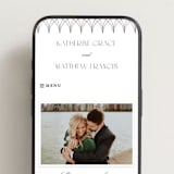 "Sacrament" - Wedding Website in Cloud by Heather Cairl - Mobile Layout
