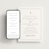 "Crawford" - Wedding Website in Ivory by Amy Kross - Match Your Stationery