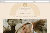 "Chuppah Arch" - Wedding Website in Desert Sun by Laura Bolter - Desktop Design