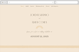 "Chuppah Arch" - Wedding Website in Desert Sun by Laura Bolter - Desktop Design