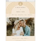 "Chuppah Arch" - Wedding Website in Desert Sun by Laura Bolter - Mobile Layout