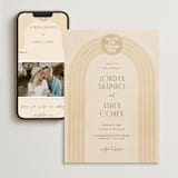 "Chuppah Arch" - Wedding Website in Desert Sun by Laura Bolter - Match Your Stationery