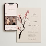 "Blossoms of Love" - Wedding Website in Champagne by frau brandt - Match Your Stationery