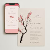 "Blossoms of Love" - Wedding Website in Champagne by frau brandt - Match Your Stationery