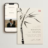 "Bambusa" - Wedding Website in Almond by Anastasia Makarova - Match Your Stationery