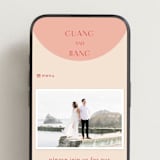 "Unity" - Wedding Website in Blossom by Hudson meet Rose - Mobile Layout
