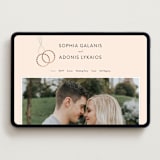 "Stefana" - Wedding Website in Linen by Maria Hilas-Louie - Desktop Design