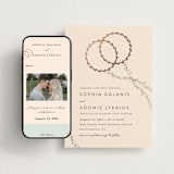 "Stefana" - Wedding Website in Linen by Maria Hilas-Louie - Match Your Stationery