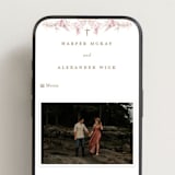 "meadow cross" - Wedding Website in Spring by Phrosné Barwood - Mobile Layout