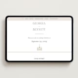 "City Center" - Wedding Website in Cotton by Erin L. Wilson - Desktop Design