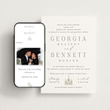 "City Center" - Wedding Website in Cotton by Erin L. Wilson - Match Your Stationery