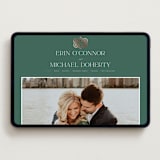 "Celtic Love Knot" - Wedding Website in Clover by Kerry Doyle - Desktop Design