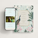 "Royal Wedding" - Wedding Website in Mint by Teju Reval - Match Your Stationery