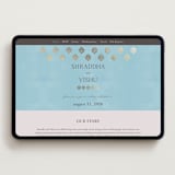 "Shraddha" - Wedding Website in Celestial by Deynaaz Daraei - Desktop Design