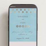 "Shraddha" - Wedding Website in Celestial by Deynaaz Daraei - Mobile Layout