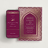 "Amber Palace" - Wedding Website in Garnet by Chris Griffith - Match Your Stationery