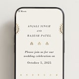 "Henna Stamp" - Wedding Website in Champagne by Oma N. Ramkhelawan - Mobile Layout