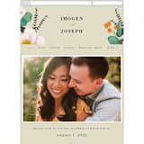 "Floral Splash" - Wedding Website in Wheat by Keen Peachy - Mobile Layout