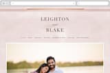 "Forever Elegant" - Wedding Website in Dusty Rose + Rose Gold by Hooray Creative - Desktop Design