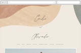 "Surface" - Wedding Website in West by Pixel and Hank - Desktop Design