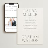 "conjoin" - Wedding Website in Pearl by Alethia Frye - Match Your Stationery