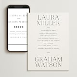 "conjoin" - Wedding Website in Pearl by Alethia Frye - Match Your Stationery