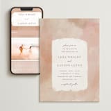 "Magic Hour" - Wedding Website in Desert Rose by Hooray Creative - Match Your Stationery