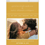 "goldfinch" - Wedding Website in Sunshine by Lindsay Stetson Thompson - Mobile Layout