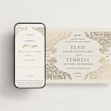 "Baroque" - Wedding Website in Cream by Jen Owens - Match Your Stationery
