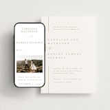 "London" - Wedding Website in Brass by Kelly Schmidt - Match Your Stationery