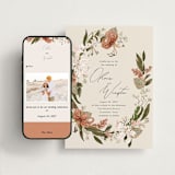 "Delicate" - Wedding Website in Terracotta by Susan Moyal - Match Your Stationery