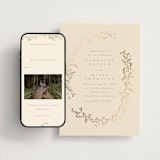 "Leafy Garland" - Wedding Website in Sand by Creo Study - Match Your Stationery