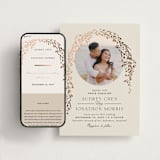 "Trailing Vines" - Wedding Website in Almond by Erin L. Wilson - Match Your Stationery