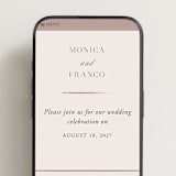 "And Centered" - Wedding Website in Cream by Hooray Creative - Mobile Layout