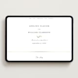 "Vining" - Wedding Website in Chantilly by Jessica Williams - Desktop Design