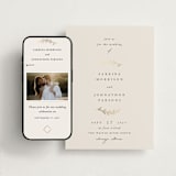 "To Hold" - Wedding Website in Ivory by Carolyn Nicks - Match Your Stationery
