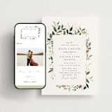 "Garden Serenity" - Wedding Website in Greenery by Itsy Belle Studio - Match Your Stationery