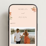 "Jardin" - Wedding Website in Copper by Everett Paper Goods - Mobile Layout