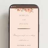 "Jardin" - Wedding Website in Copper by Everett Paper Goods - Mobile Layout
