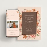 "Jardin" - Wedding Website in Copper by Everett Paper Goods - Match Your Stationery